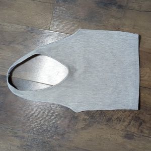 Size 4 topshop haltered grey tank top